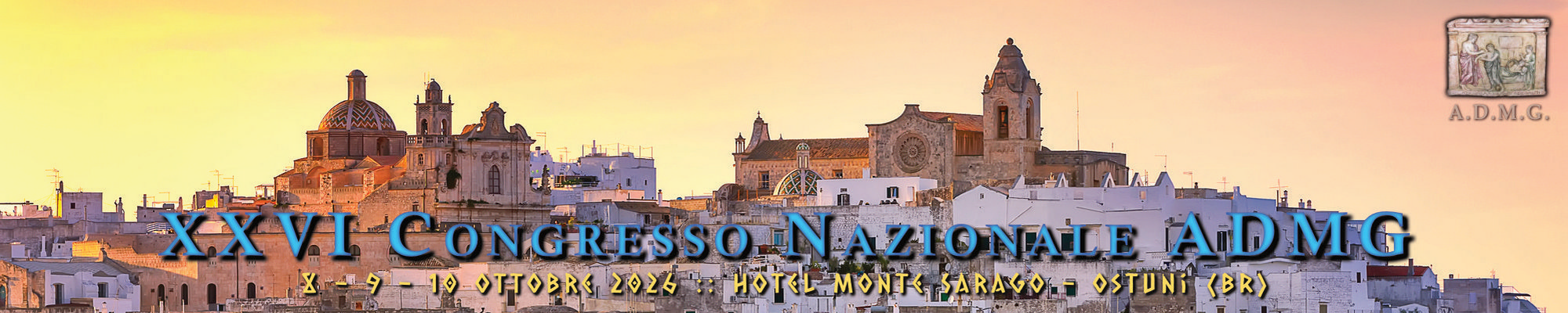 XXVI Congresso Nazionale ADMG - Ostuni 2026